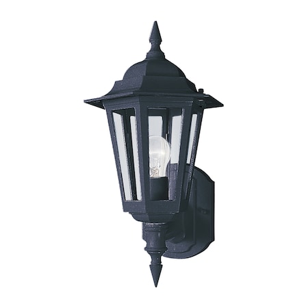 Maxim Lighting Builder Cast 1-Light 8" Wide Black Outdoor Wall Sconce 3000CLBK
